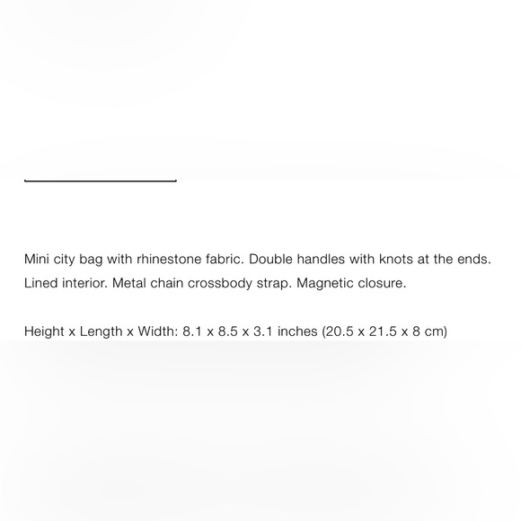 ZARA FUCHSIA SPARKLY MINI CITY BAG - Picture 4 of 5